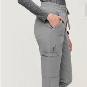 Figs 21-pocket Dark Space Grey Jogger